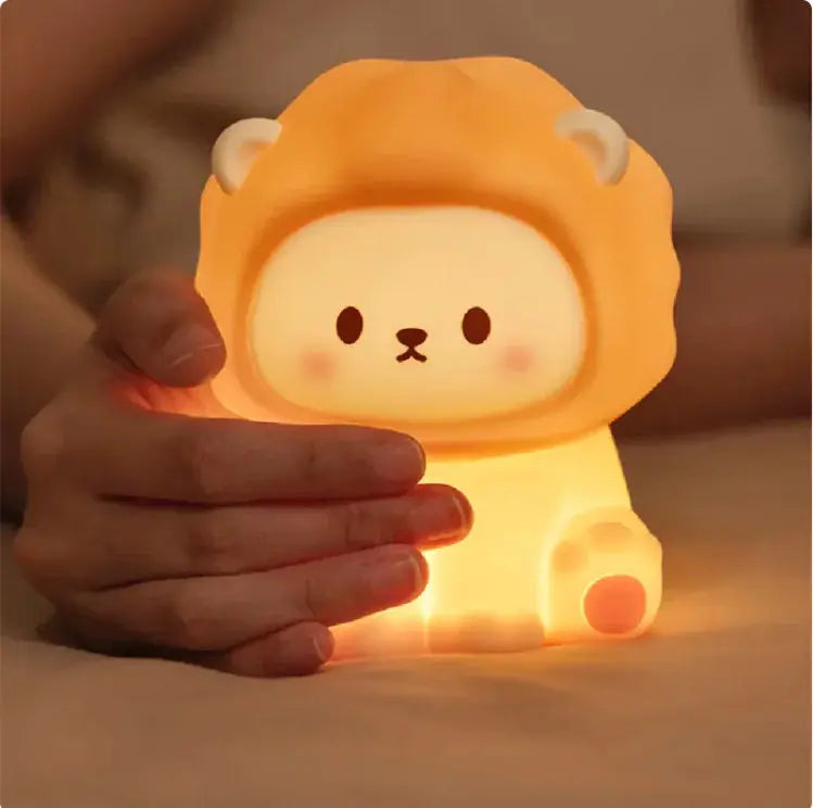 Lion Cub Silicone Night Light - Epic.Wish.Gifts